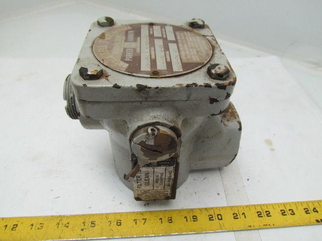 Parker 10-S-74W-M-2-CC-4-53 Tell-Tale Hydraulic Filter 1" NPT Ports