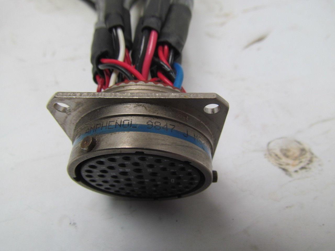 Amphenol 9847-J-MS27497T24F4S-M530206201 56 Pin Connector Panel Mount