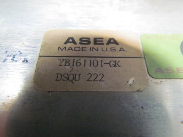 ASEA Brown Boveri YB161101-GK DSQU 222 Rectifier Unit W/Contactors