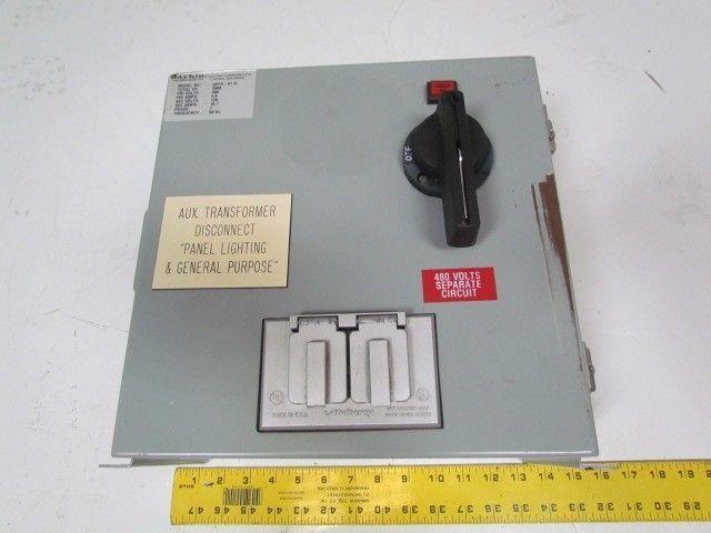 Daykin GPFS-01 G Enclosed Transformer Disconnect 2000VA 480V Pri 120V Sec 1PH