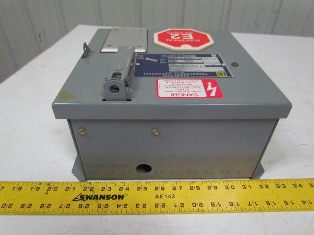 Square D SK5271R Transformer Disconnect Pri 230/460V Sec 115V Class 9070
