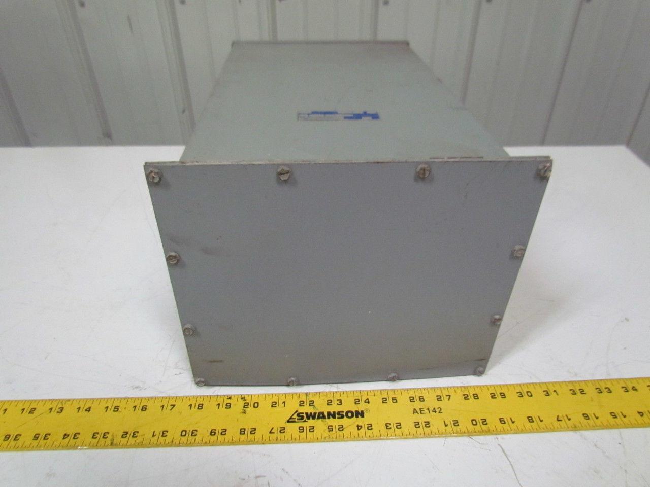 General Signal HZ12-3000 Hevi-Duty 3.0KVA 240/480 Pri 120 Sec Transformer