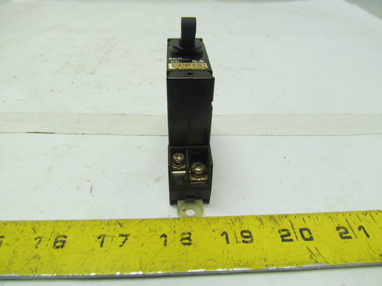 Fuji Electric CP31E/5WD 60V Electric Circuit Breaker 60VDC 5A 1KA