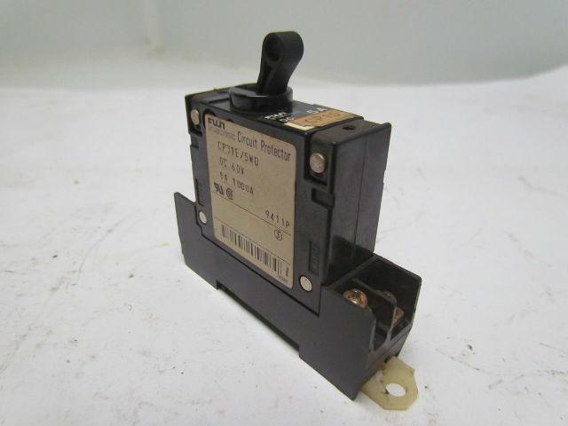 Fuji Electric CP31E/5WD 60V Electric Circuit Breaker 60VDC 5A 1KA