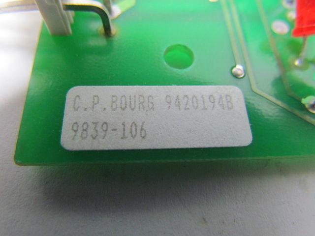 CP Bourg 9420194B 9839-106 Control Circuit Board Book Collator Booklet Binder