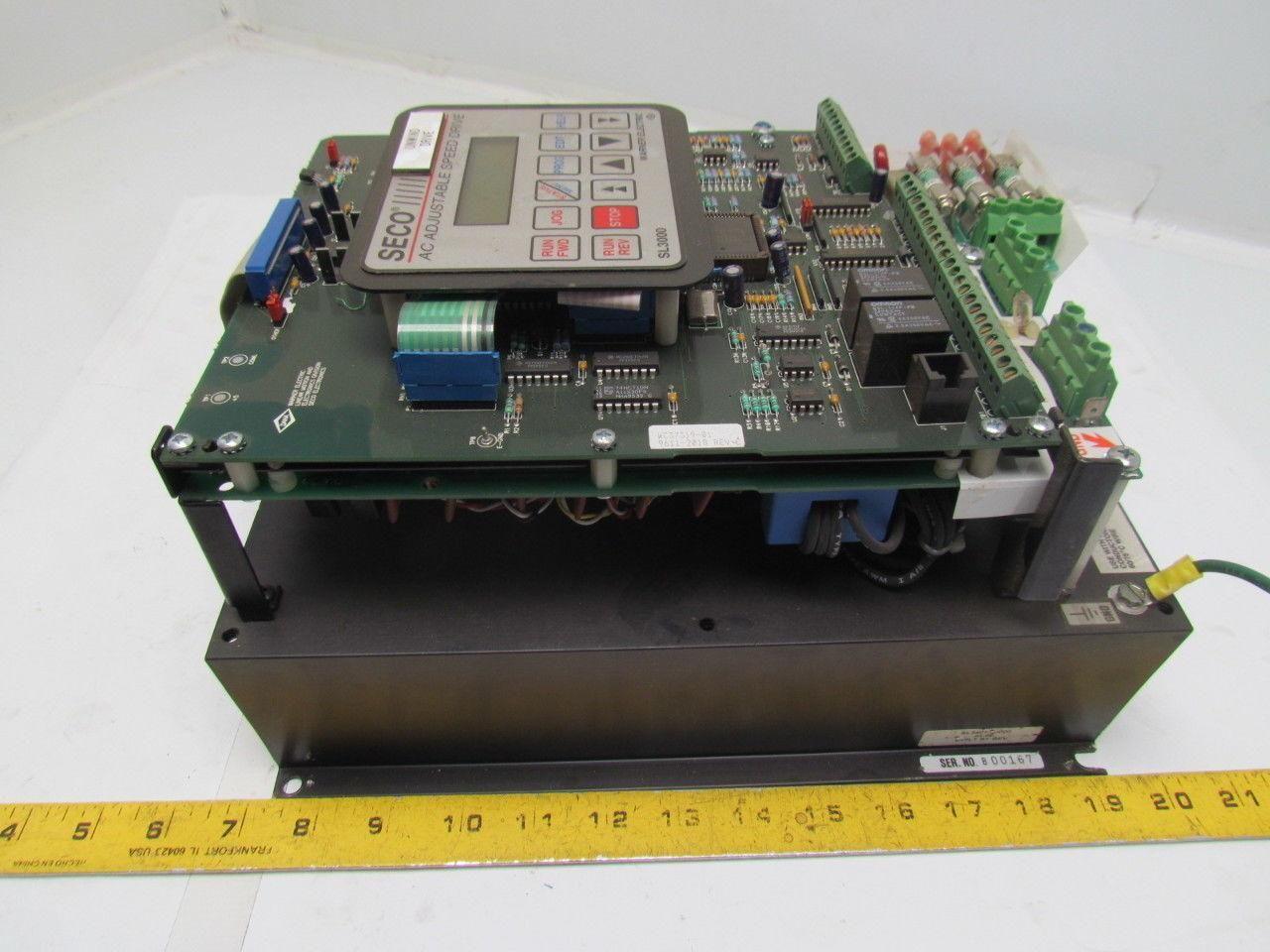 Seco Electronics SL3401-00000 AC Adjustable Speed Drive Digital 3PH 1HP