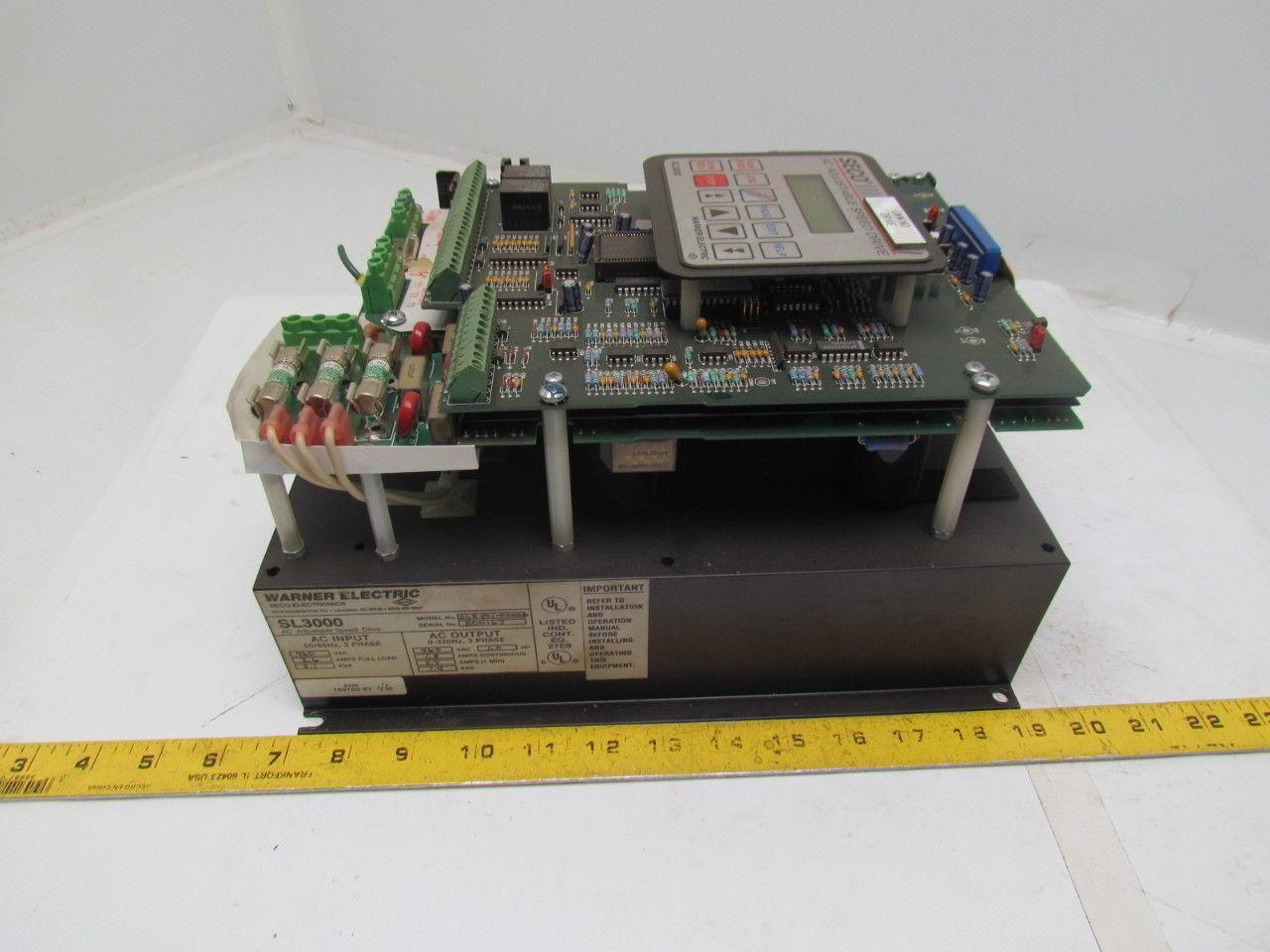 Seco Electronics SL3401-00000 AC Adjustable Speed Drive Digital 3PH 1HP