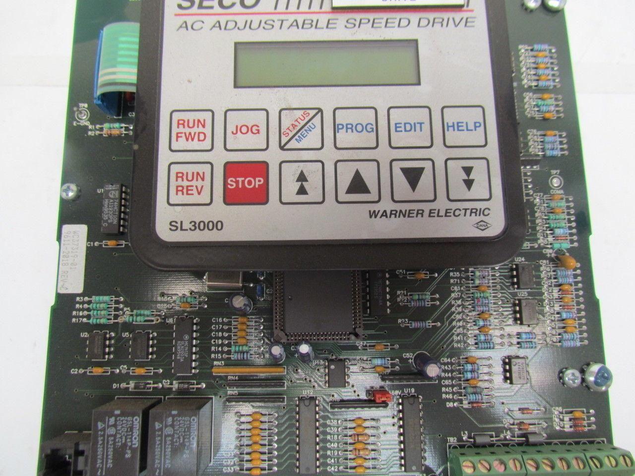 Seco Electronics SL3401-00000 AC Adjustable Speed Drive Digital 3PH 1HP
