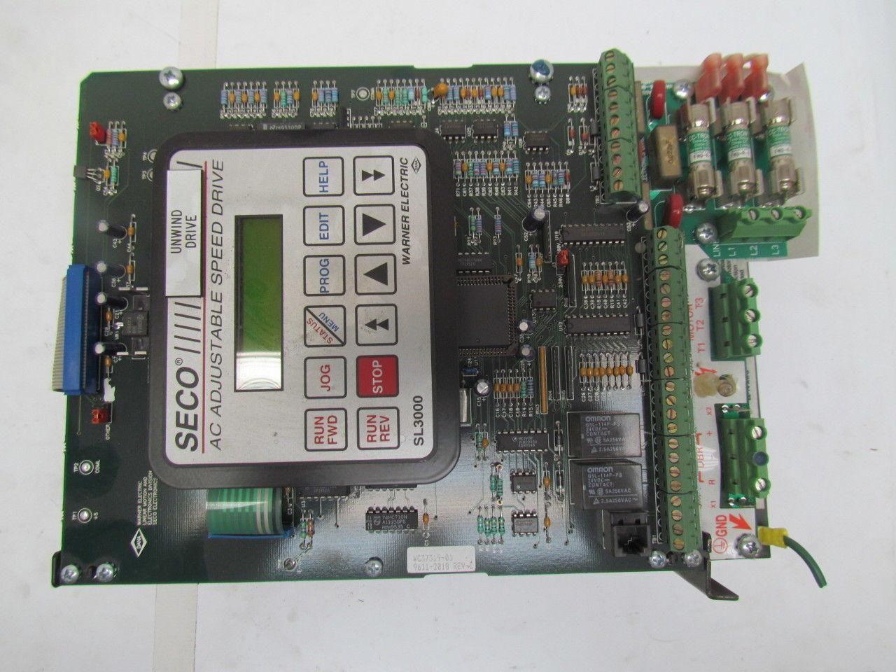 Seco Electronics SL3401-00000 AC Adjustable Speed Drive Digital 3PH 1HP