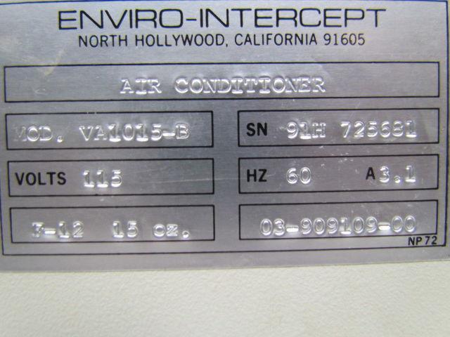 Enviro-Intercept VA1015-B Temperature Controller Air Conditioner 115V 60HZ 3.1A
