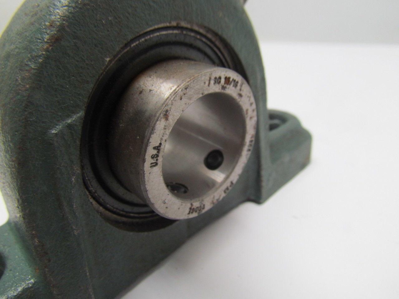 Dodge C15/16 2 Bolt Cast Iron Flanged 15/16"Bore Diameter Pillow Block Bearing