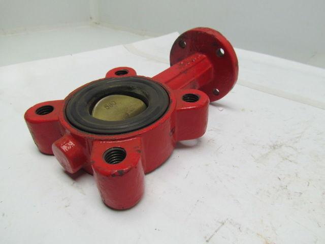 Bray International 1073A 2" Butterfly Valve Ductile Iron EPDM Seal 4 Lug Style
