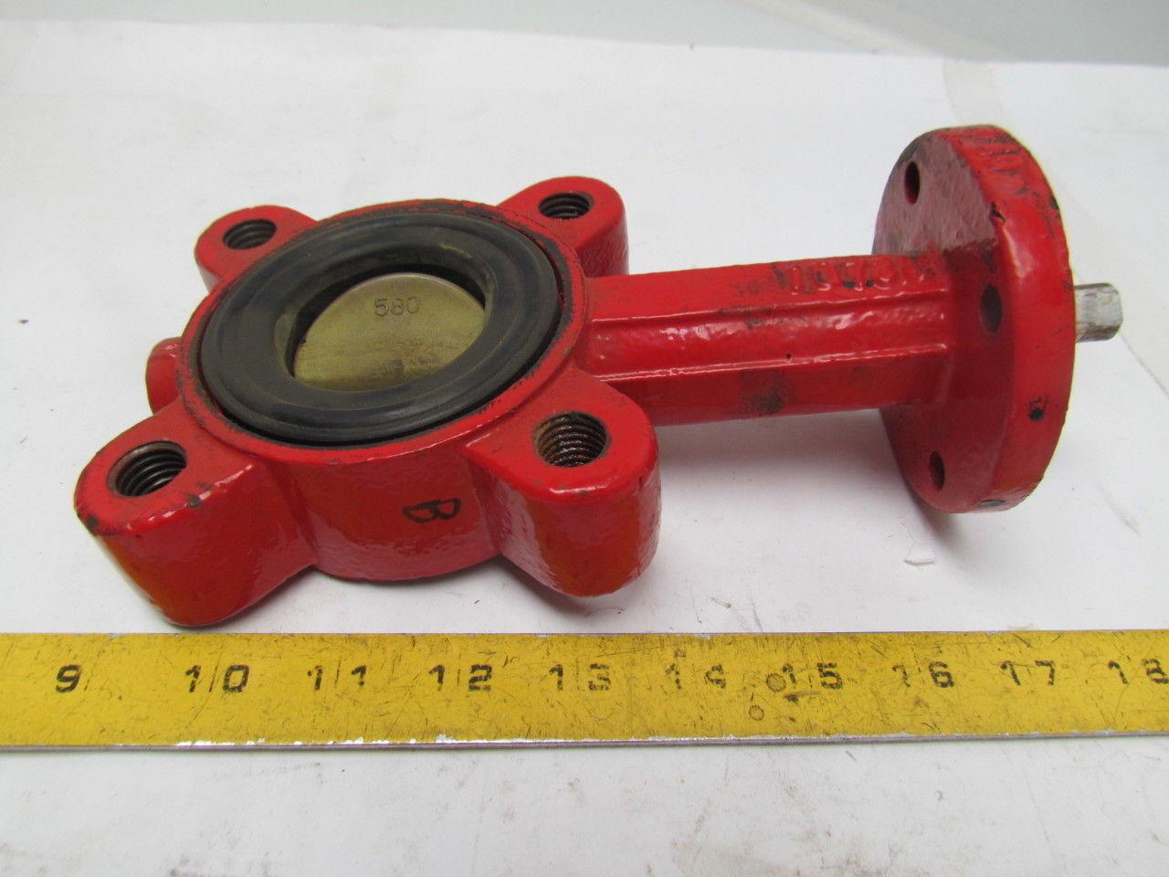 Bray International 1073A 2" Butterfly Valve Ductile Iron EPDM Seal 4 Lug Style