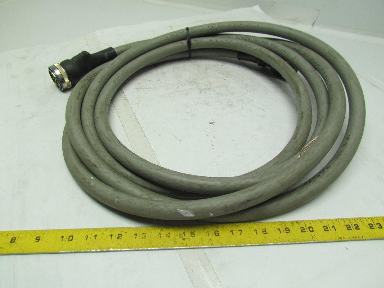 Testron T-18915-CBL 19 Pin Male/Female Double Ended Cable Assembly