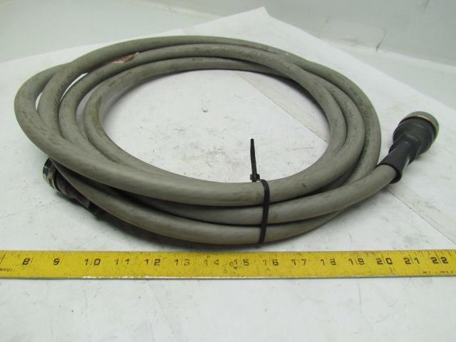 Testron T-18915-CBL 19 Pin Male/Female Double Ended Cable Assembly