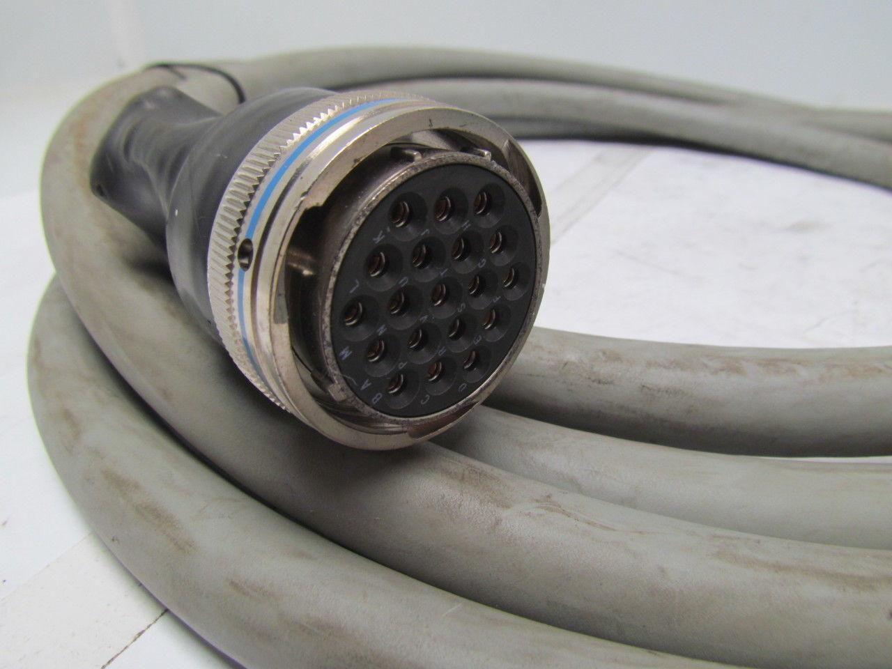 Testron T-18915-CBL 19 Pin Male/Female Double Ended Cable Assembly