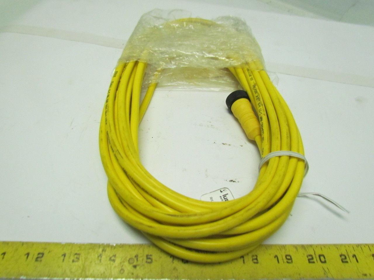 Lumberg RK 50-690/30F 30' Mini 7/8" Single Cord Set Female Straight Connector