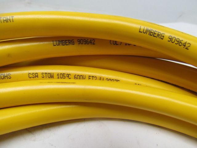 Lumberg Mini 7/8" Rd-Plug Connector Cable Cordset 5 Pole RK & RS Male/Female 20'