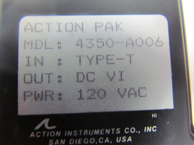 Action Pak 4350-A006 Programmable Isolating Transmitter Type-T 120VAC