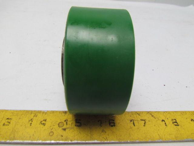 3" OD 1-1/2"Wide 1/2"ID Green Swivel Caster Wheel