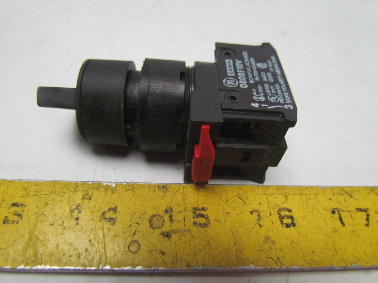 GE General Electric 080BF10V CEMA 2 Position Matain Switch NO Contact