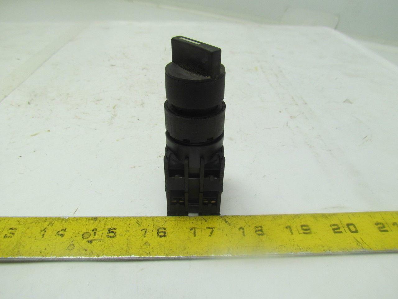 GE General Electric 080BF10V / 080B11V 2 Position Selector Switch