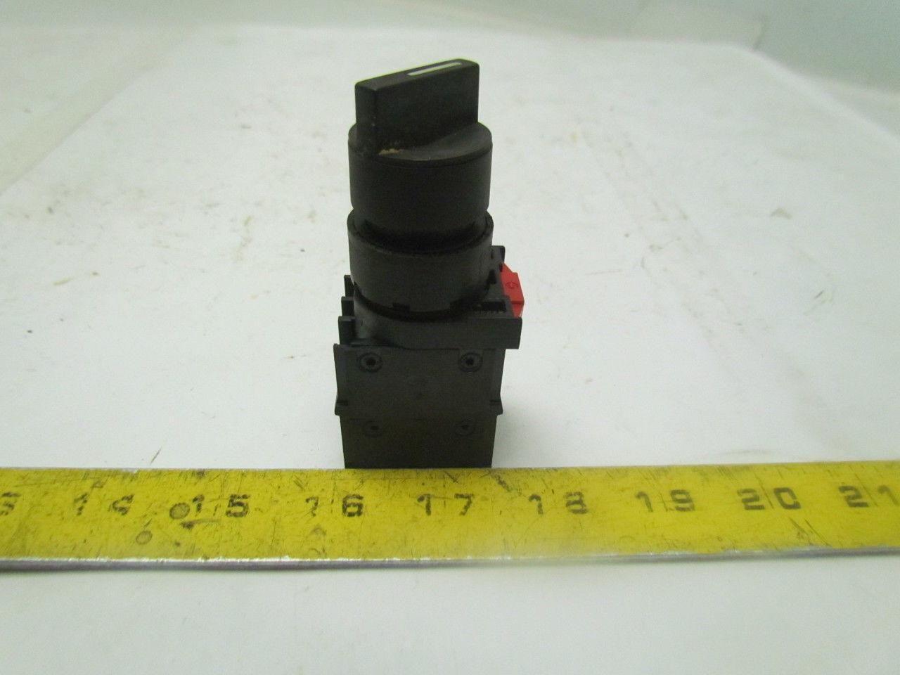 GE General Electric 080BF10V / 080B11V 2 Position Selector Switch