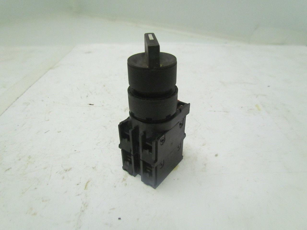 GE General Electric 080BF10V / 080B11V 2 Position Selector Switch