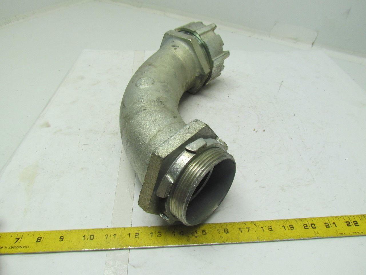 Thomas & Betts 90 deg 3" Non-Insulated 6108 Connector
