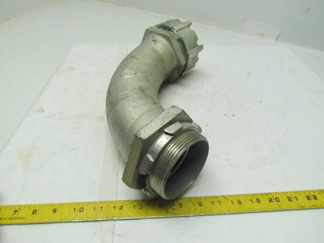 Thomas & Betts 90 deg 3" Non-Insulated 6108 Connector