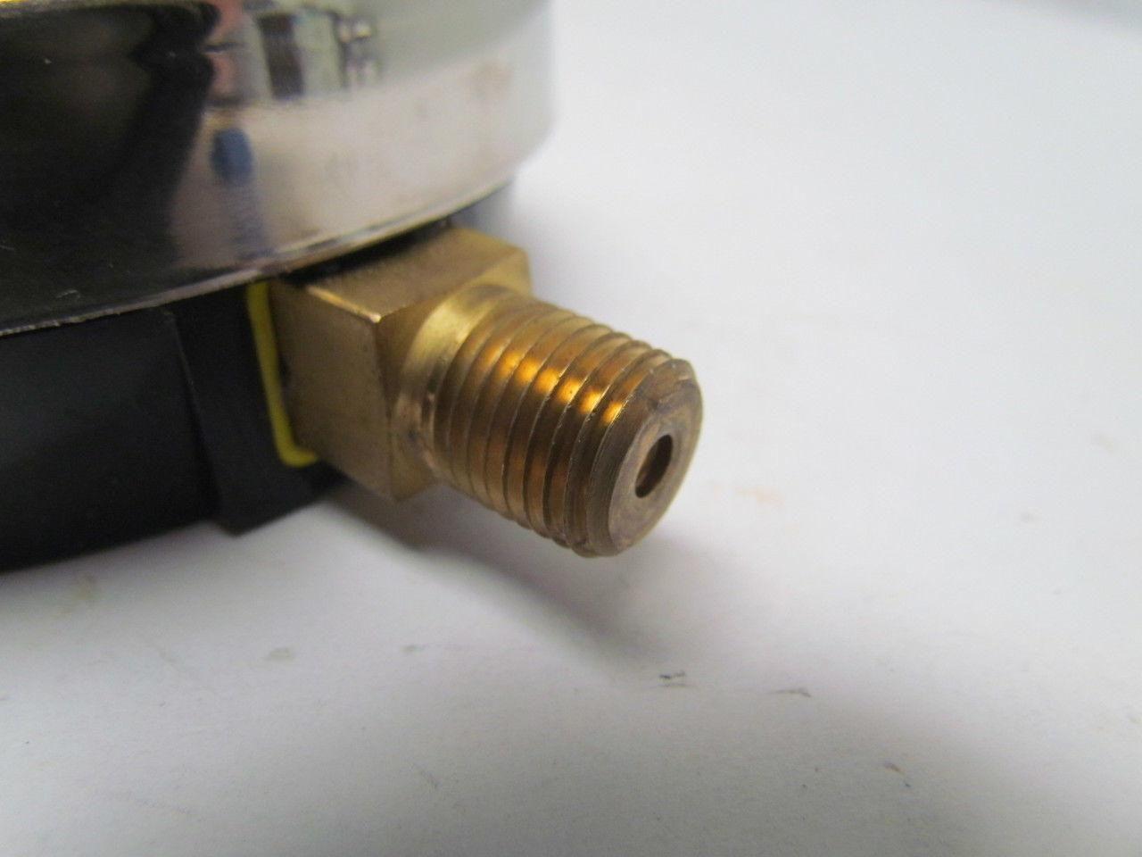 Span Eisenmann LSF-310-100 KPA-SFB-G 4" Diameter 1/4"npt Bottom Mount 0-100 PSI
