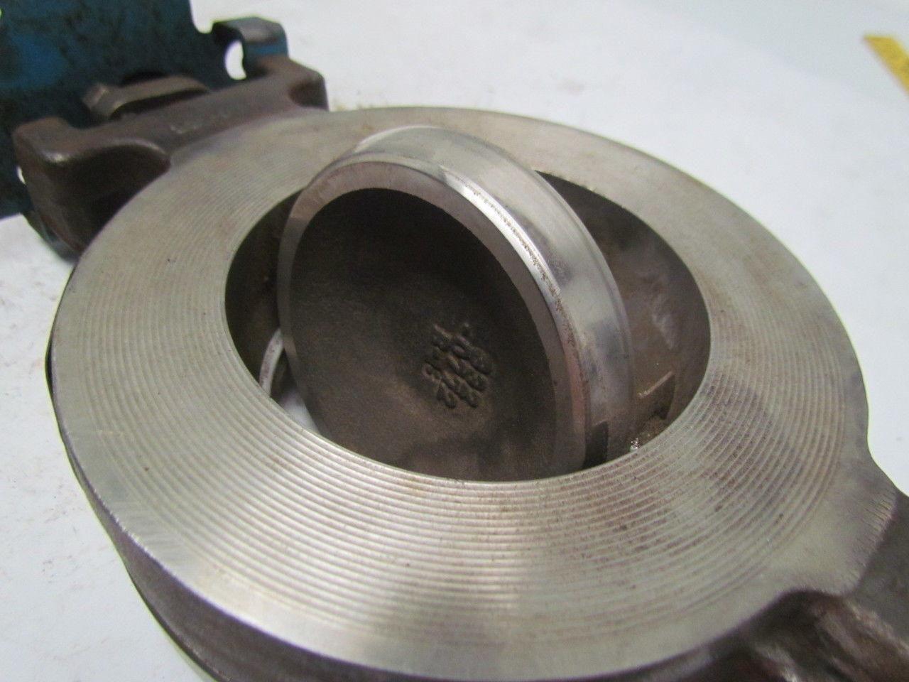 Rockwell MCcAnnalok 432L150S6TS6 4" Stainless Steel Butterfly Valve W/Lever-Lock