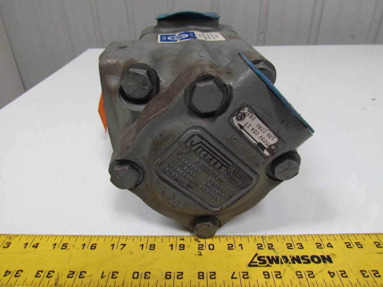 Vickers 3525V25A17-1DD22RH-D95FW Hydraulic Double Vane Pump Right Hand CW