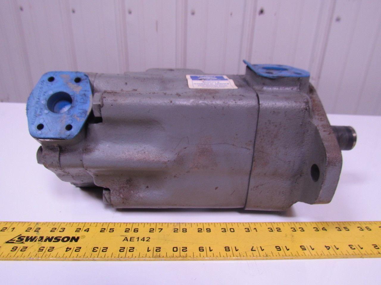 Vickers 3525V25A17-1DD22RH-D95FW Hydraulic Double Vane Pump Right Hand CW