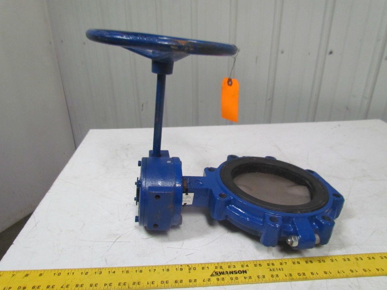 Keystone FIG. 920 8" Butterfly Valve 30:1 Ratio Gearbox Hand Wheel New
