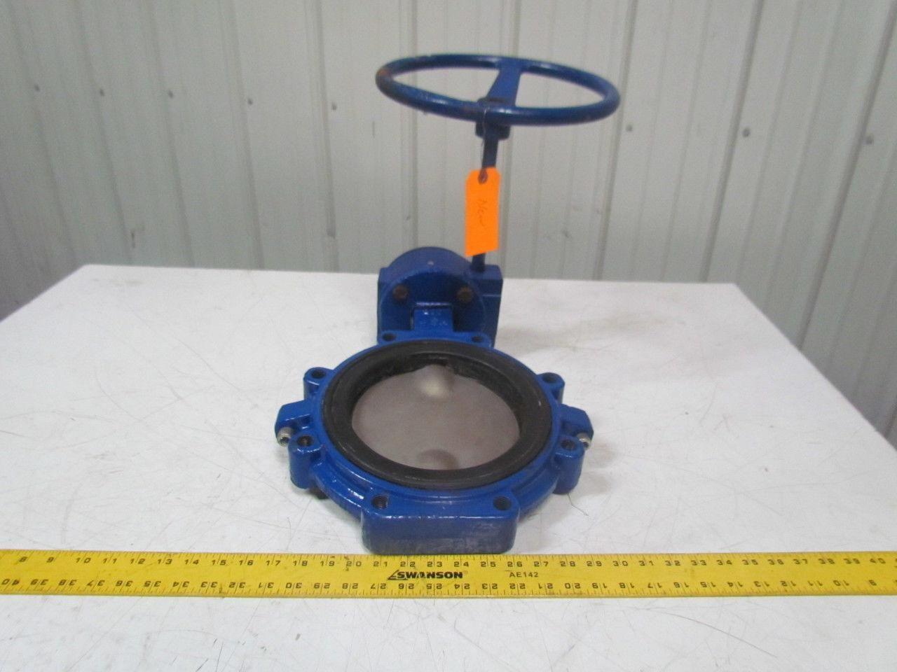 Keystone FIG. 920 8" Butterfly Valve 30:1 Ratio Gearbox Hand Wheel New