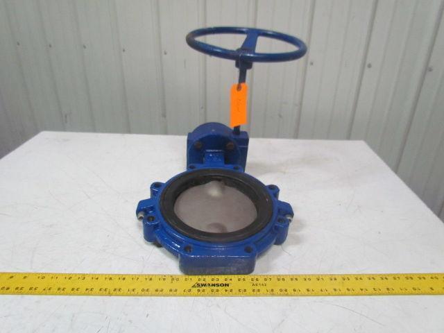 Keystone FIG. 920 8" Butterfly Valve 30:1 Ratio Gearbox Hand Wheel New