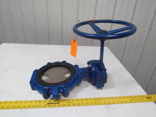 Keystone FIG. 920 8" Butterfly Valve 30:1 Ratio Gearbox Hand Wheel New