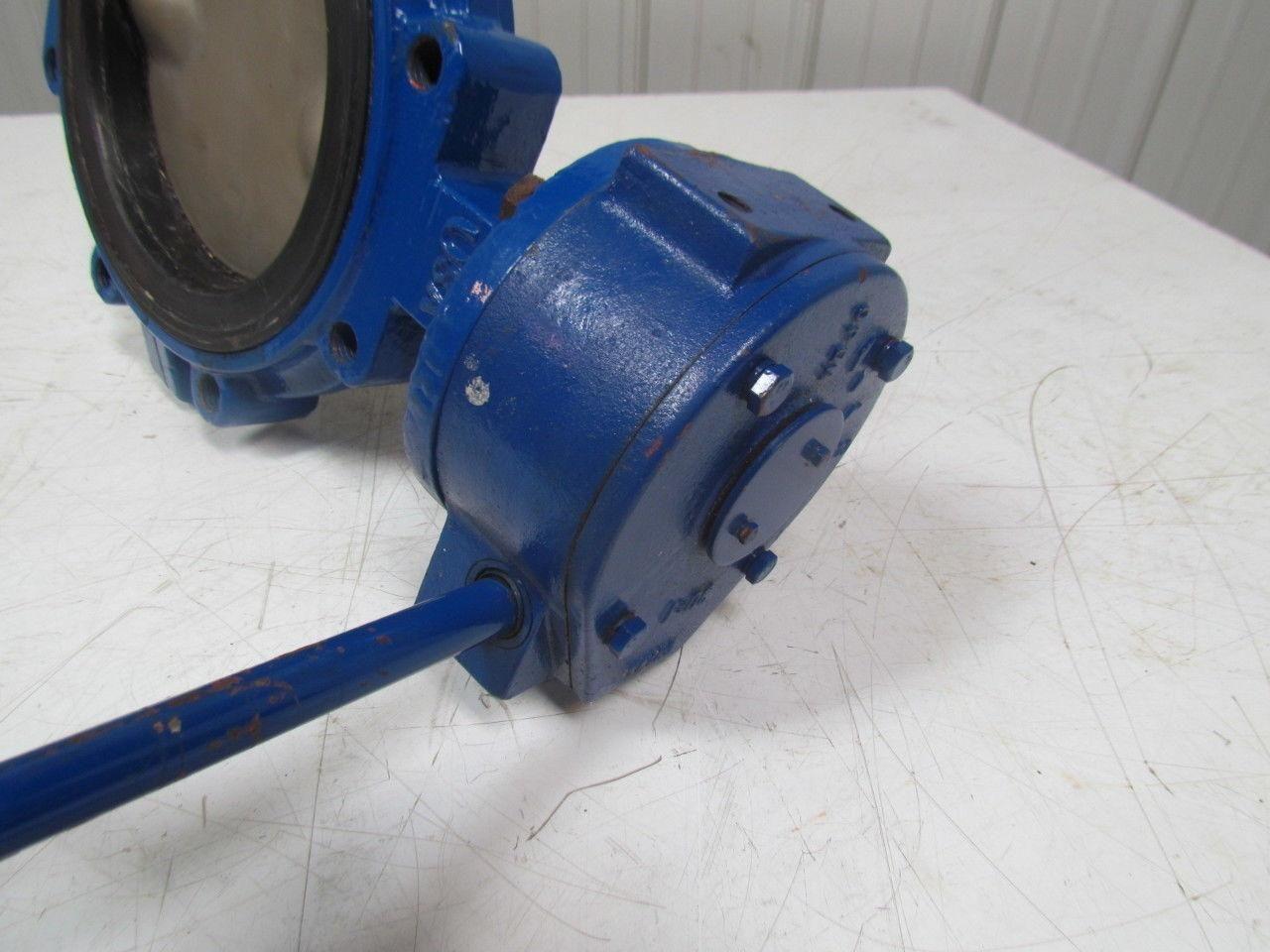 Keystone FIG. 920 8" Butterfly Valve 30:1 Ratio Gearbox Hand Wheel New