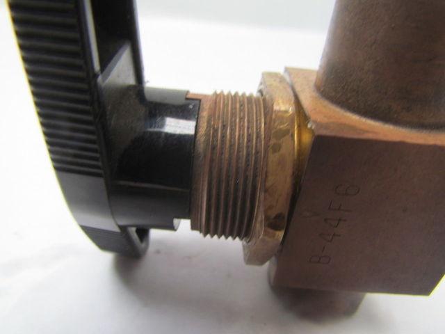 Whitney B-44F6 3/8"npt 2-way Brass Swagelok Ball Valve W/Bleed Off