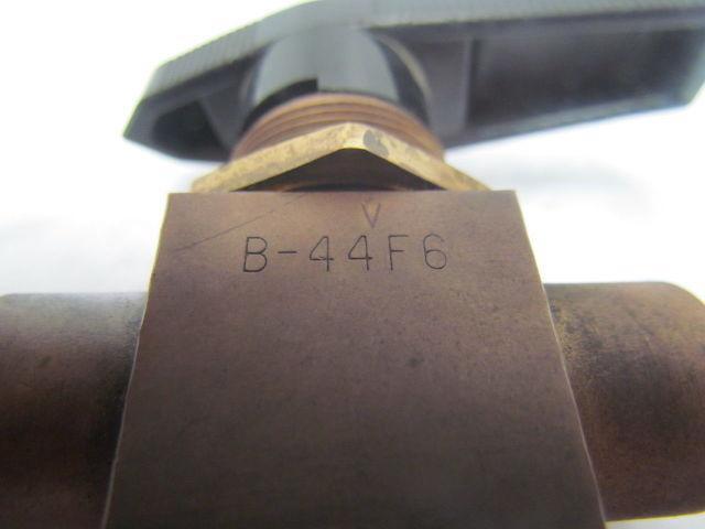 Whitney B-44F6 3/8"npt 2-way Brass Swagelok Ball Valve W/Bleed Off