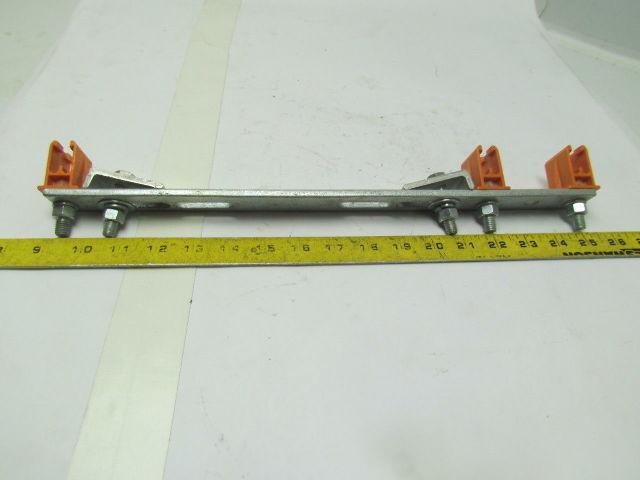 Festoon Duct-O-Bar Hoist Crane Conductor Rail Hanging Bracket Bar 16-3/8"Long