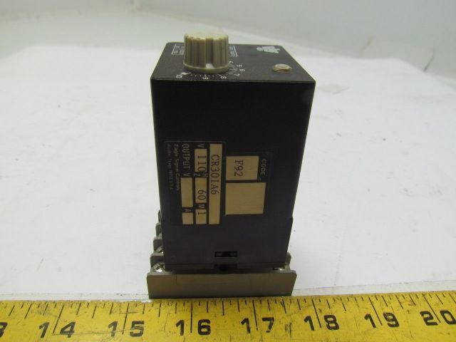 Eagle Signal CR301A6 110V 60H programablerelay w/ base