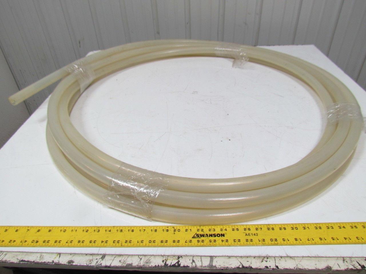 50' Natural Color Hose Tubing 0.922 ID X 1-1/4 OD Firm