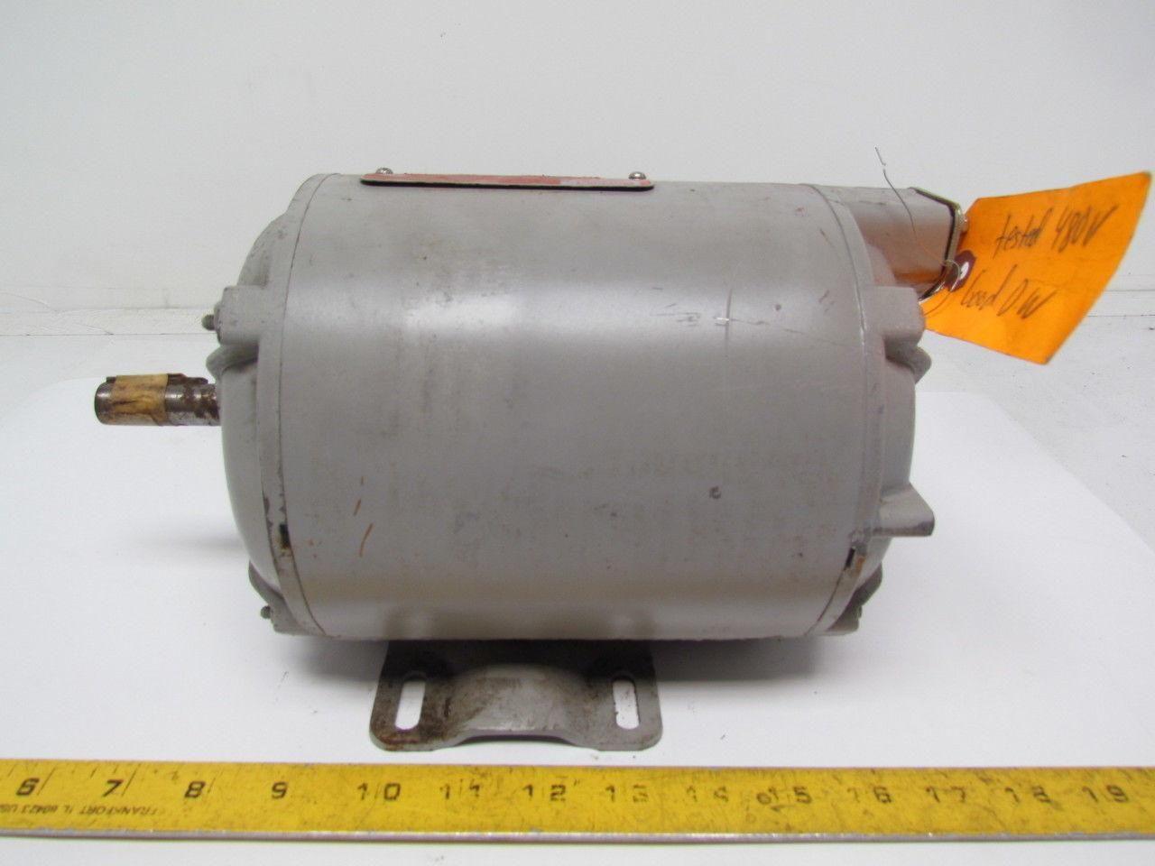Lincoln Elec. 2J8227 Electric Motor 3/4HP 1750 RPM 220-460V
