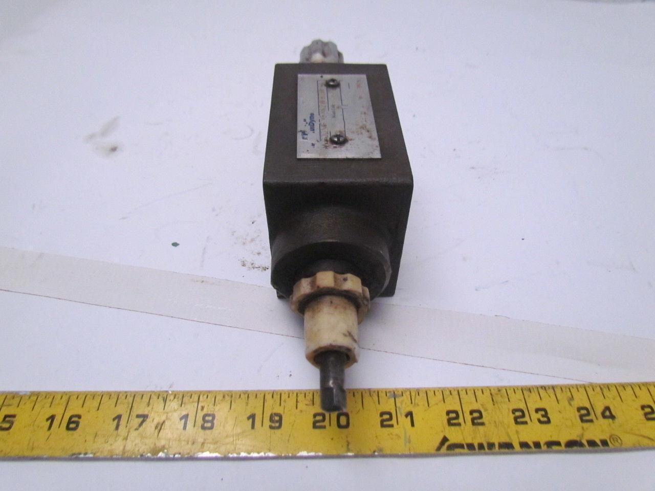 Western Fluidyne WFDGMFN5YA2WB2W41 Hydraulic control valve adjustable lot of 5