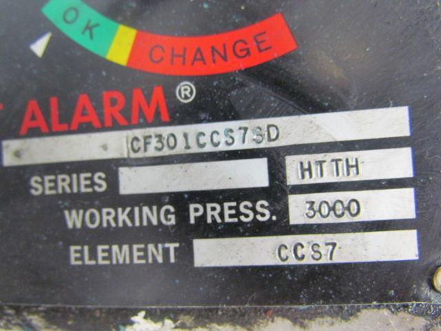 Schroeder Dirt Alarm CF301CCS7SD 3000 PSI Uses element CCS7
