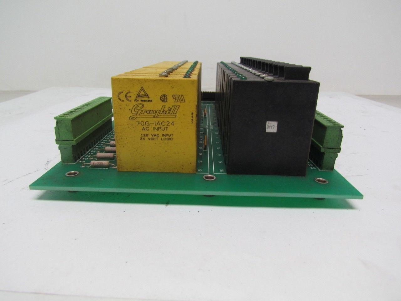 ABB Robotics 3HAB 2725-1 DC 9504-044 Relay Control Board