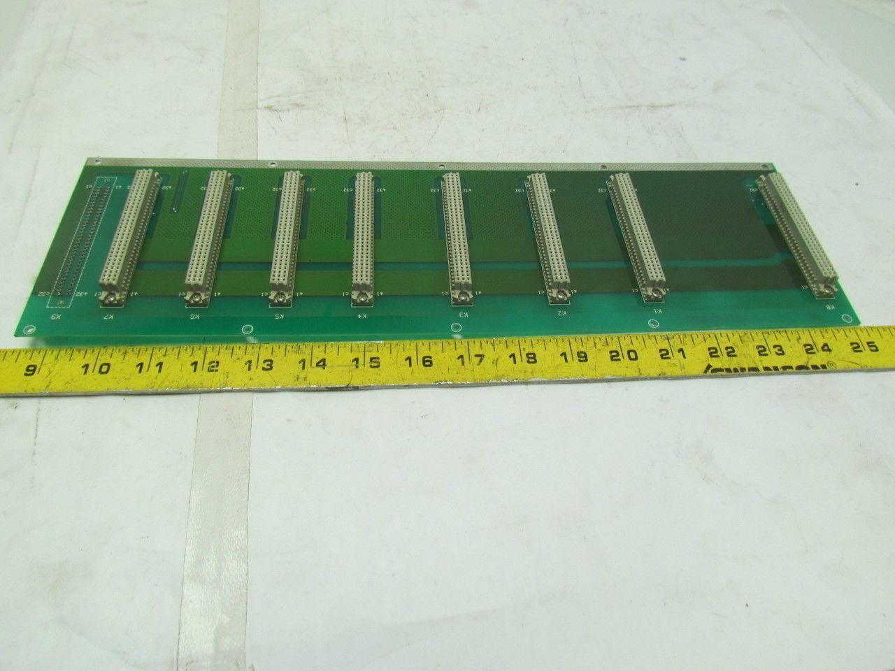 ABB Robotics 3HAA3563-ARA 8-Slot Backplane Module Circuit Board