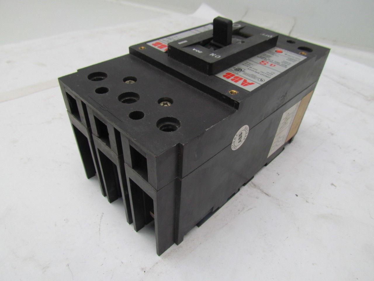 ABB UXAB 727131 R 103 3 Pole 20A Circuit Breaker 480VAC 500VDC